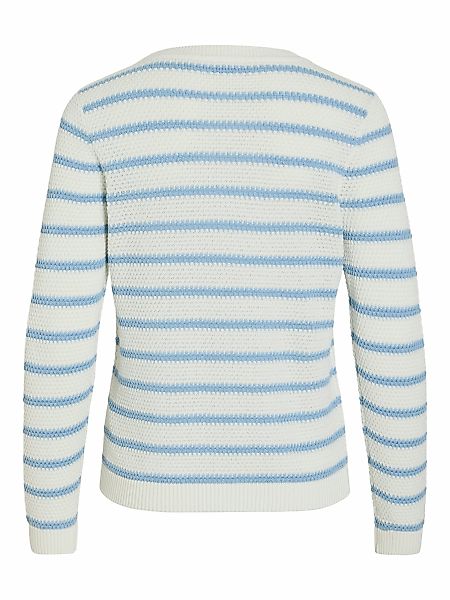 Vila Rundhalspullover "VIDALO O-NECK L/S STRIPE KNIT TOP- NOOS" günstig online kaufen