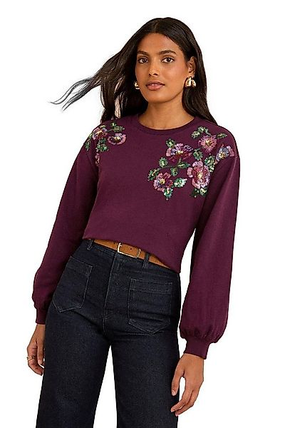 Love & Roses Sweater Love & Roses Sweatshirt mit Pailletten, Petite (1-tlg) günstig online kaufen