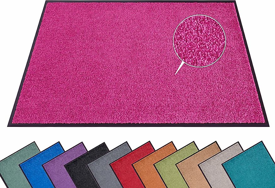 HANSE Home Fußmatte "Wash & Clean" rechteckig 7 mm Höhe Schmutzfangmatte, T günstig online kaufen