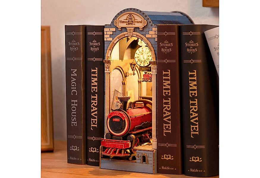 Robotime Buchstütze Robotime Zeitreise, Rolife Diorama günstig online kaufen