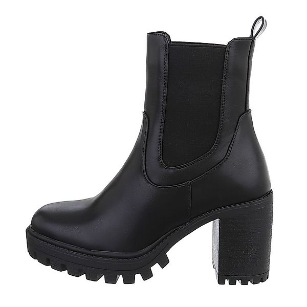 Ital-Design Damen Elegant Plateaustiefelette (84338093) Blockabsatz günstig online kaufen