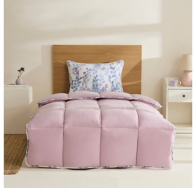 Karaca Bettwäsche Karaca Leaf Bettdecke 135x200 cm + Kissenbezug 50x70 Set, günstig online kaufen