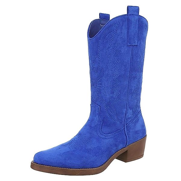 Ital-Design Stylische Damen-Stiefel mit Kunstvollen Details günstig online kaufen