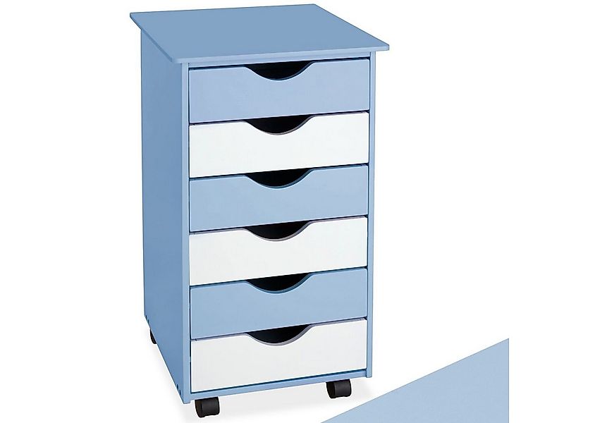 tectake Rollcontainer, aus Holz günstig online kaufen