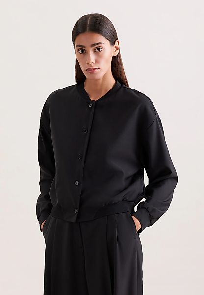 seidensticker Klassische Bluse 1/1 Rundhals Uni günstig online kaufen