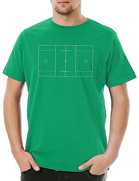 Urban Backwoods Print-Shirt Lacrosse Field Herren T-Shirt Player Passion Lo günstig online kaufen