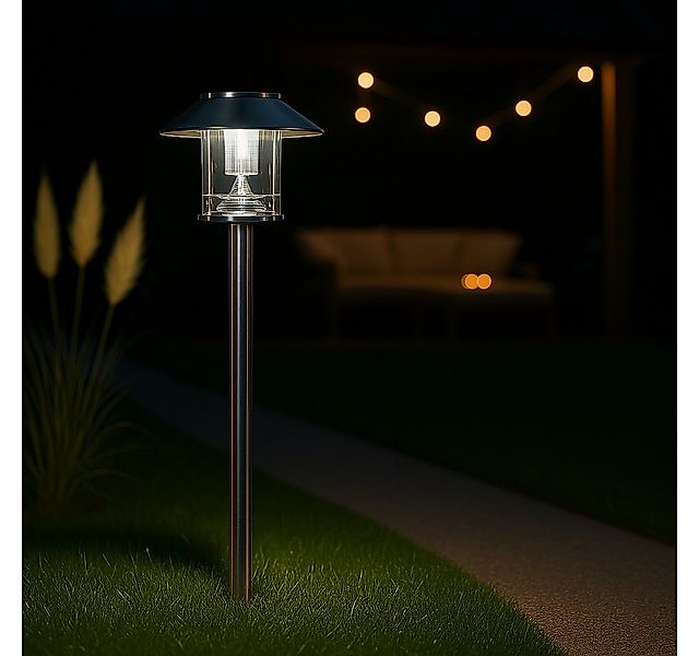 MeLiTec LED Solarleuchte SO26 - Prag, LED wechselbar, kaltweiß, aus Edelsta günstig online kaufen