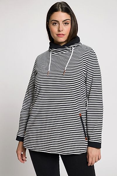 Ulla Popken Sweatshirt Sweatshirt Ringel Classic günstig online kaufen