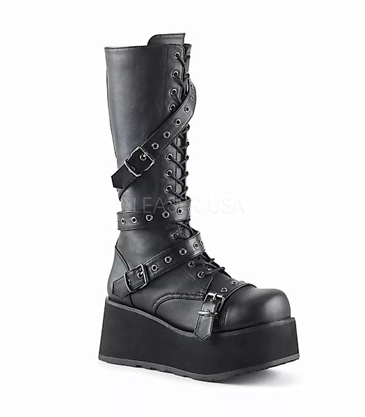 Demonia Plateau Stiefel TRASHVILLE-520 schwarz (Schuhgröße: EUR 36) günstig online kaufen