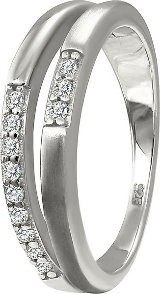 SilberDream Silberring SilberDream Ring Double Zirkonia weiß (Fingerring), günstig online kaufen