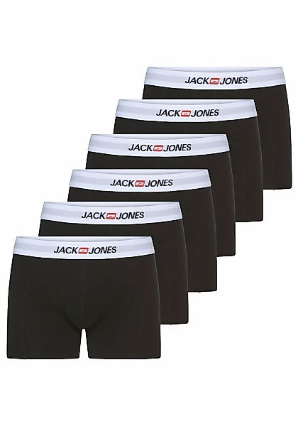 Jack & Jones Trunk "JACOLD – Boxershorts mit farbigem Bund im 6er-Pack", (P günstig online kaufen