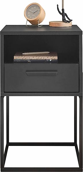 Schlafkontor Nachtkommode "Cudro Nachttisch auf Fußgestell" mit einem offen günstig online kaufen