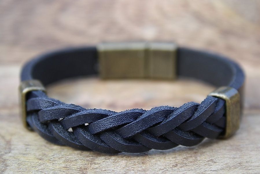 NAHLE Lederarmband Herren Leder Armband (1-tlg., inkl. Schmuckbox), aus Ech günstig online kaufen