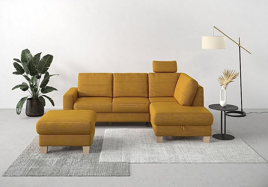 Home affaire Ecksofa Summer L-Form, mit Ottomane, wahlweise mit Bettfunktio günstig online kaufen