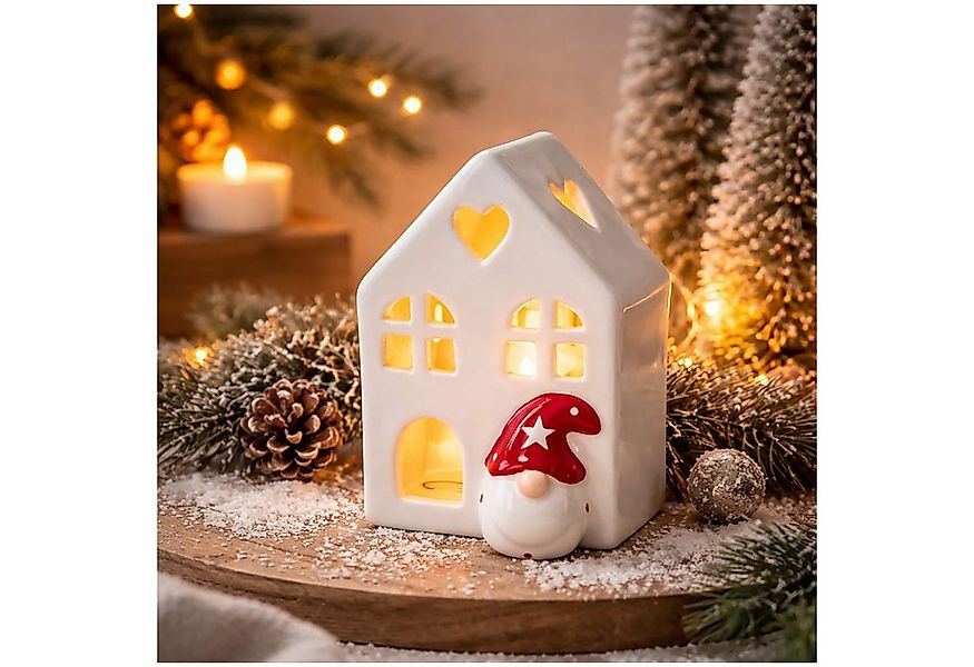 HTI-Living Weihnachtshaus LED Winterhaus mit Weihnachtsmann, Weihnachtsdeko günstig online kaufen