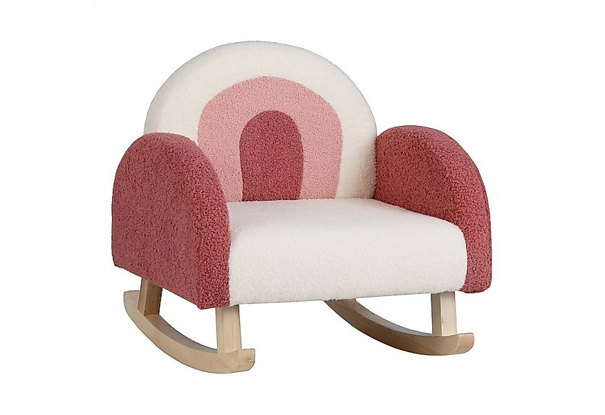 COSTWAY Kindersofa, mit Schaukelfunktion,mit Lehne,bis 50kg günstig online kaufen