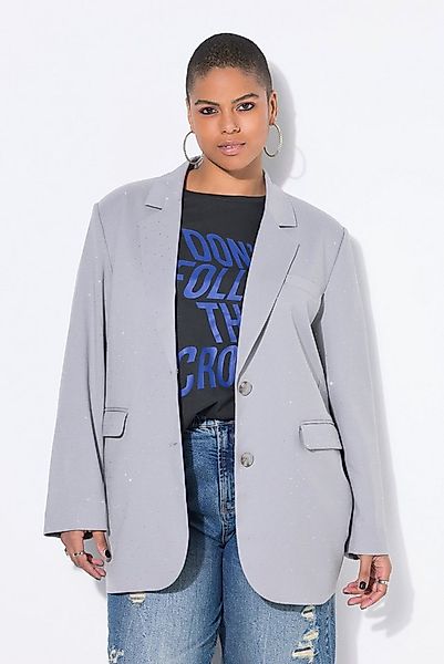 Studio Untold Blusenblazer Blazer Oversize Shape Glitzersteinchen günstig online kaufen
