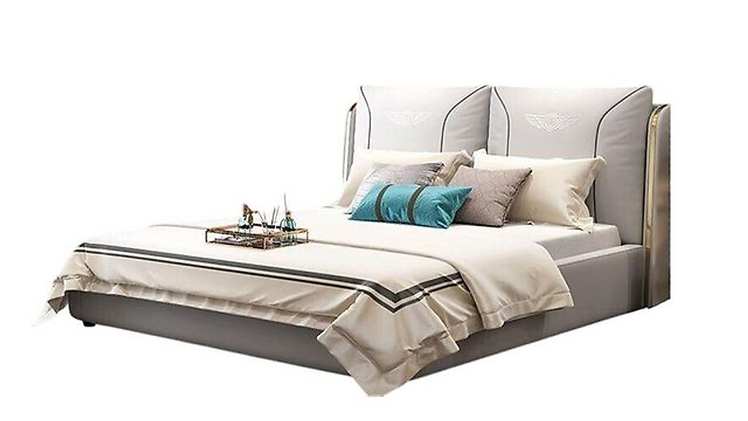 JVmoebel Bett Luxus Schlafzimmer Bett Polster Design Luxus Doppel Hotel Bet günstig online kaufen