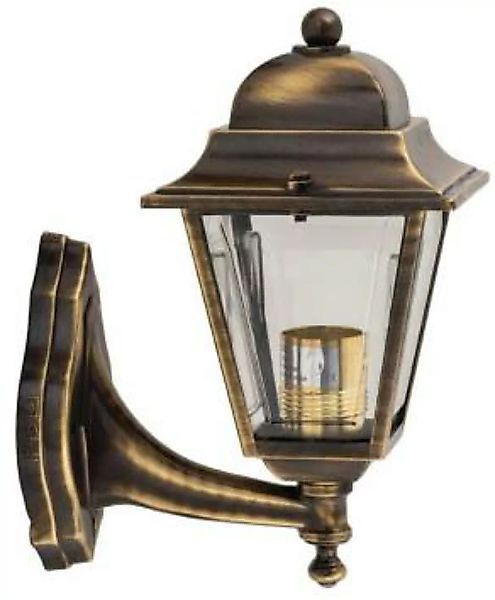 Wandlampe Außen Messing Rustikal IP43 Haus Hoflampe günstig online kaufen