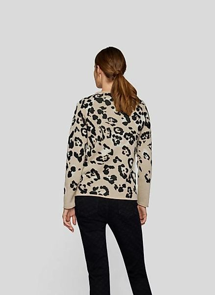 Rabe Strickpullover mit Animal-Muster günstig online kaufen