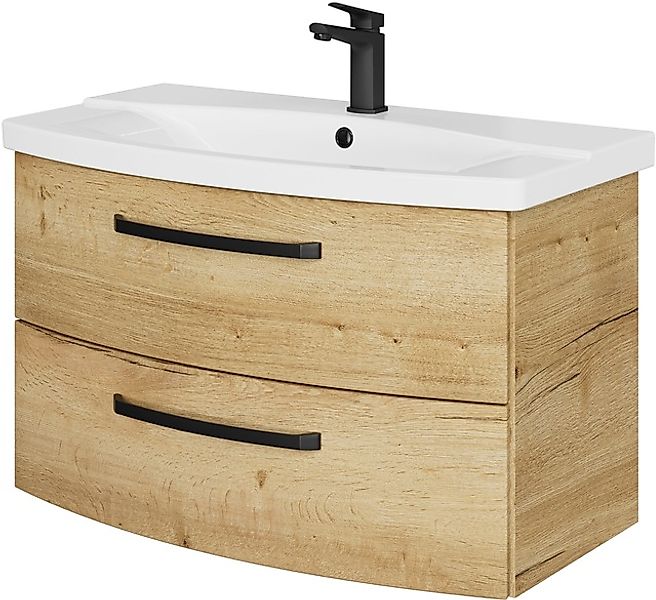 Saphir Waschtisch »Serie 4010 Keramik-Waschtisch mit Unterschrank, 84 cm br günstig online kaufen
