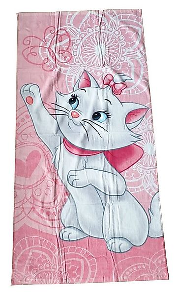 Disney Handtuch Kinder Strandtuch Marie Disney Aristocats, Frottee (1-St) günstig online kaufen