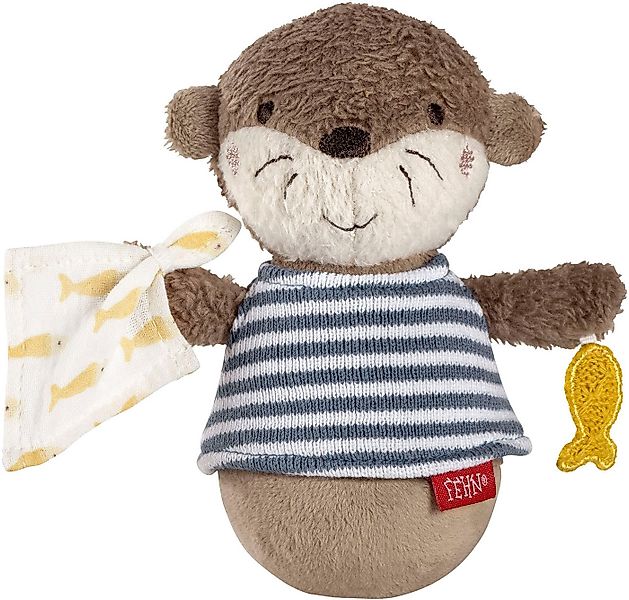 Fehn Greifspielzeug Otter Theo, Mini-Stehauf Otter günstig online kaufen