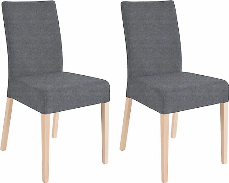 Home affaire 4-Fußstuhl »Umag« (Set) 2 Stk.Sitz und Rücken gepolstert günstig online kaufen