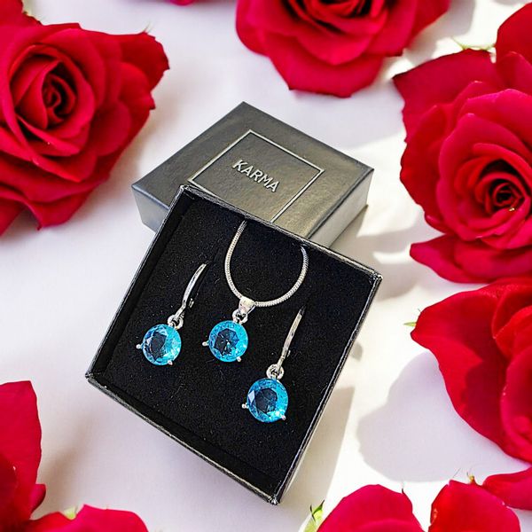 KARMA Schmuckset Damen Schmuckset mit funkelnden günstig online kaufen