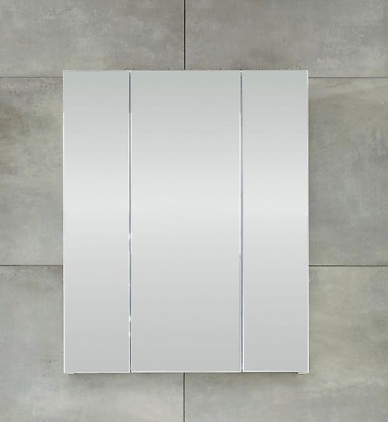 welltime Spiegelschrank "Mora" Spiegelschrank mit 3 Türen & 6 Böden - (B/T/ günstig online kaufen