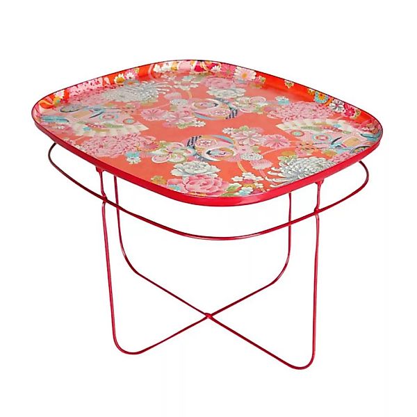 Moroso - Ukiyo Beistelltisch rechteckig - pop orange/Tischplatte Polyesterh günstig online kaufen