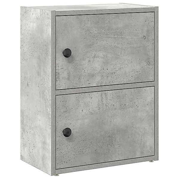 vidaXL Bücherregal Bücherregal Betongrau 40x24x52 cm günstig online kaufen