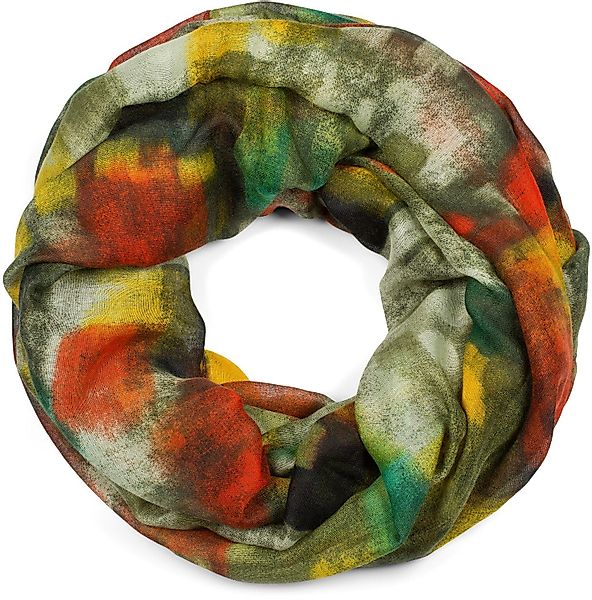 styleBREAKER Loop Loop Schal mit buntem günstig online kaufen