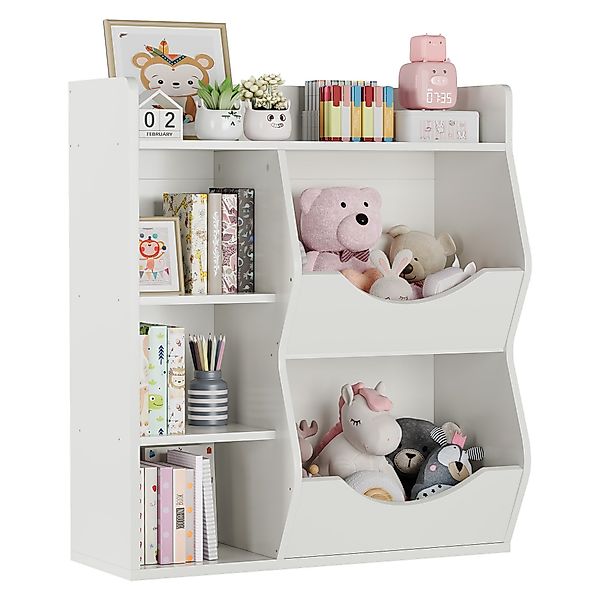 GarveeMore Kinderregal Bücherregal Kinder Spielzeugregal mit günstig online kaufen
