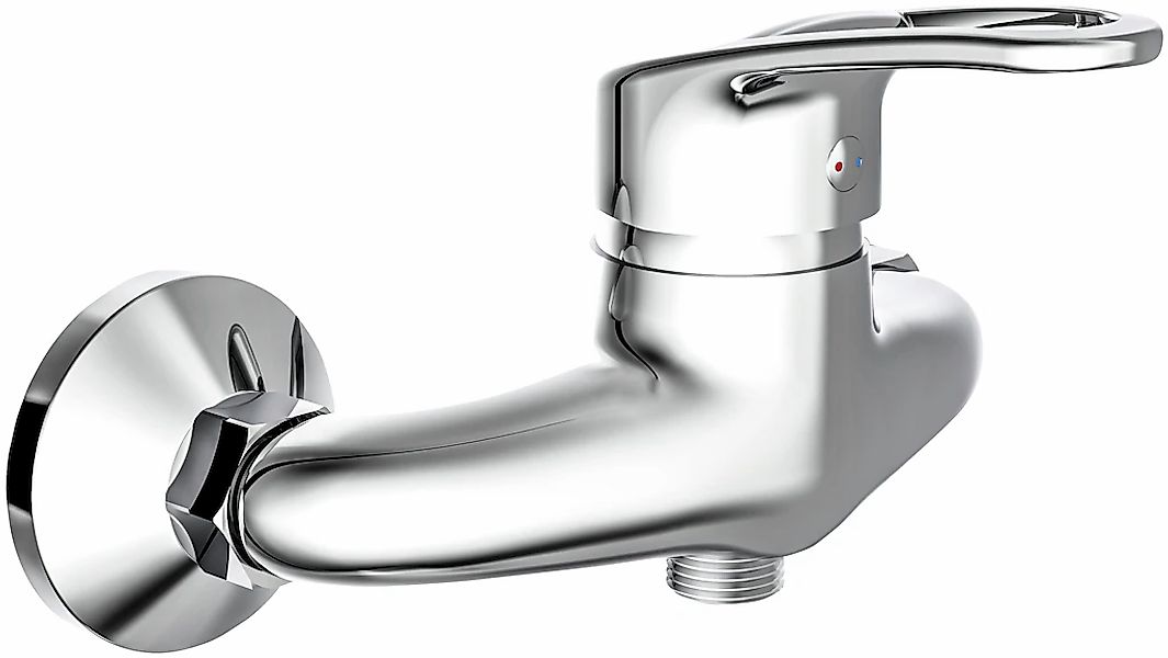 Schütte Duscharmatur "Batoni" Wasserhahn Bad, Mischbatterie Dusche in Chrom günstig online kaufen