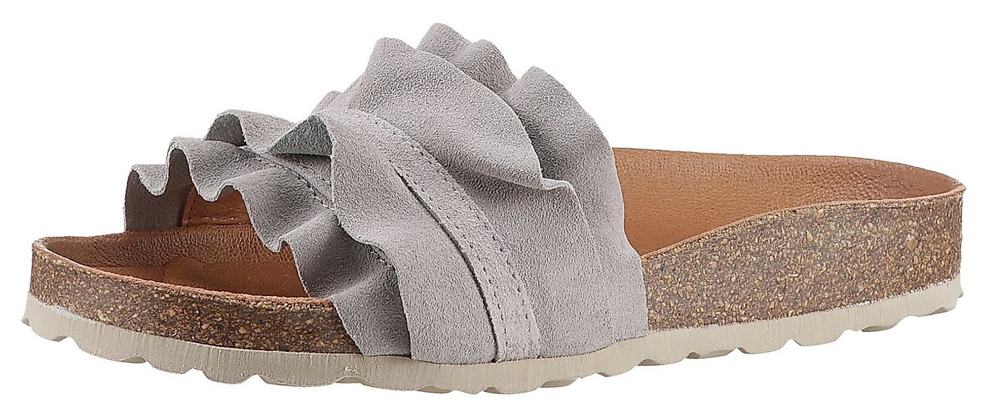 VERBENAS Rocio Roda Pantolette Sommerschuh, Flat mit geschwungenen Laschens günstig online kaufen