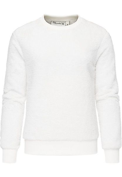 REPUBLIX Sweatshirt LUNA Damen Teddy Pulli Sweatjacke Plüsch Hoodie Pullove günstig online kaufen