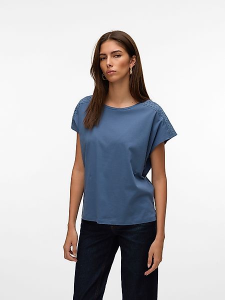 Vero Moda Kurzarmshirt VMEMMY SS LACE günstig online kaufen