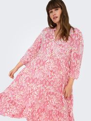 ONLY CARMAKOMA Tunikakleid CARMILANA 3/4 DRESS günstig online kaufen