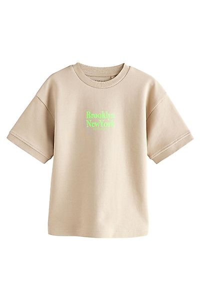 Next Print-Shirt Kurzarm-T-Shirt aus schwerem Material günstig online kaufen