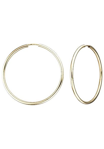 JOBO Paar Creolen, 585 Gold 38 mm günstig online kaufen