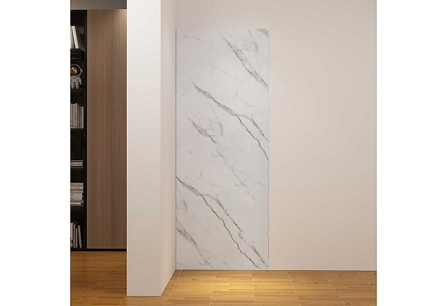 duschspa Duschrückwand 3mm mit weißem Steinmuster PE-Aluminium Duschwandpan günstig online kaufen