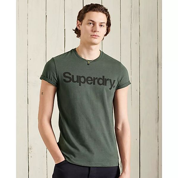 Superdry Military Graphic 185 Kurzarm T-shirt S Olive Black Feeder günstig online kaufen