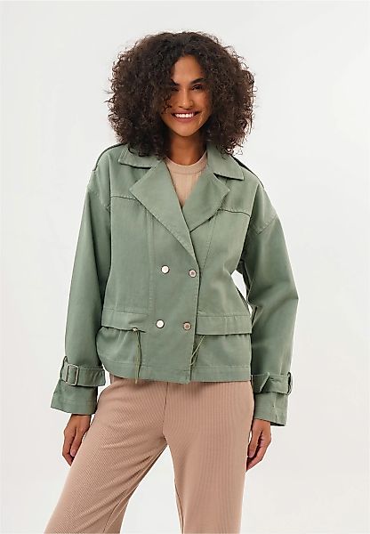 freshlions Trenchcoat "Helena", (1 tlg.), mit stylischem Reverskragen günstig online kaufen