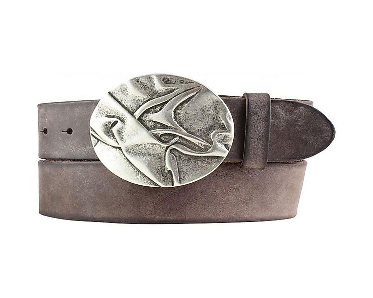 BELTINGER Ledergürtel Gürtel mit besonderer Gürtelschnalle aus weichem Voll günstig online kaufen
