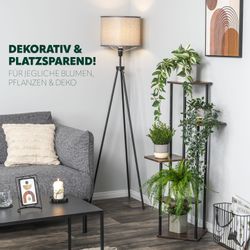 eluno Blumenständer Blumenregal aus FSC-zertifiziertem MDF-Holz günstig online kaufen