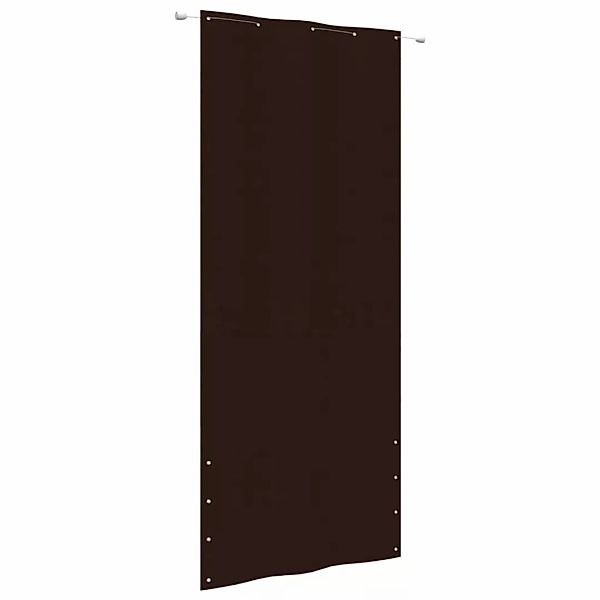 Vidaxl Balkon-sichtschutz Braun 100x240 Cm Oxford-gewebe günstig online kaufen