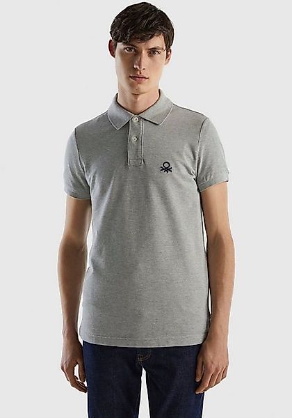 United Colors of Benetton Poloshirt mit großem Label-Badge günstig online kaufen