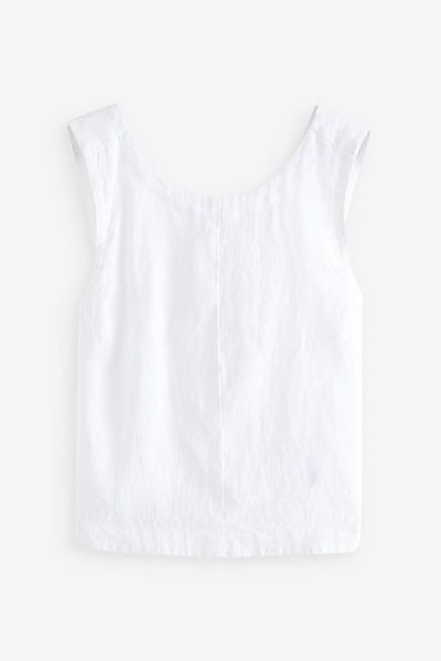 Next Wickelshirt Premium-Wickeltop aus 100 % Leinen günstig online kaufen