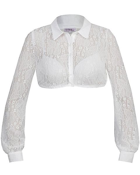 MarJo Dirndlbluse 'Harper-Malinda' Langarm 301600, Offwhite günstig online kaufen